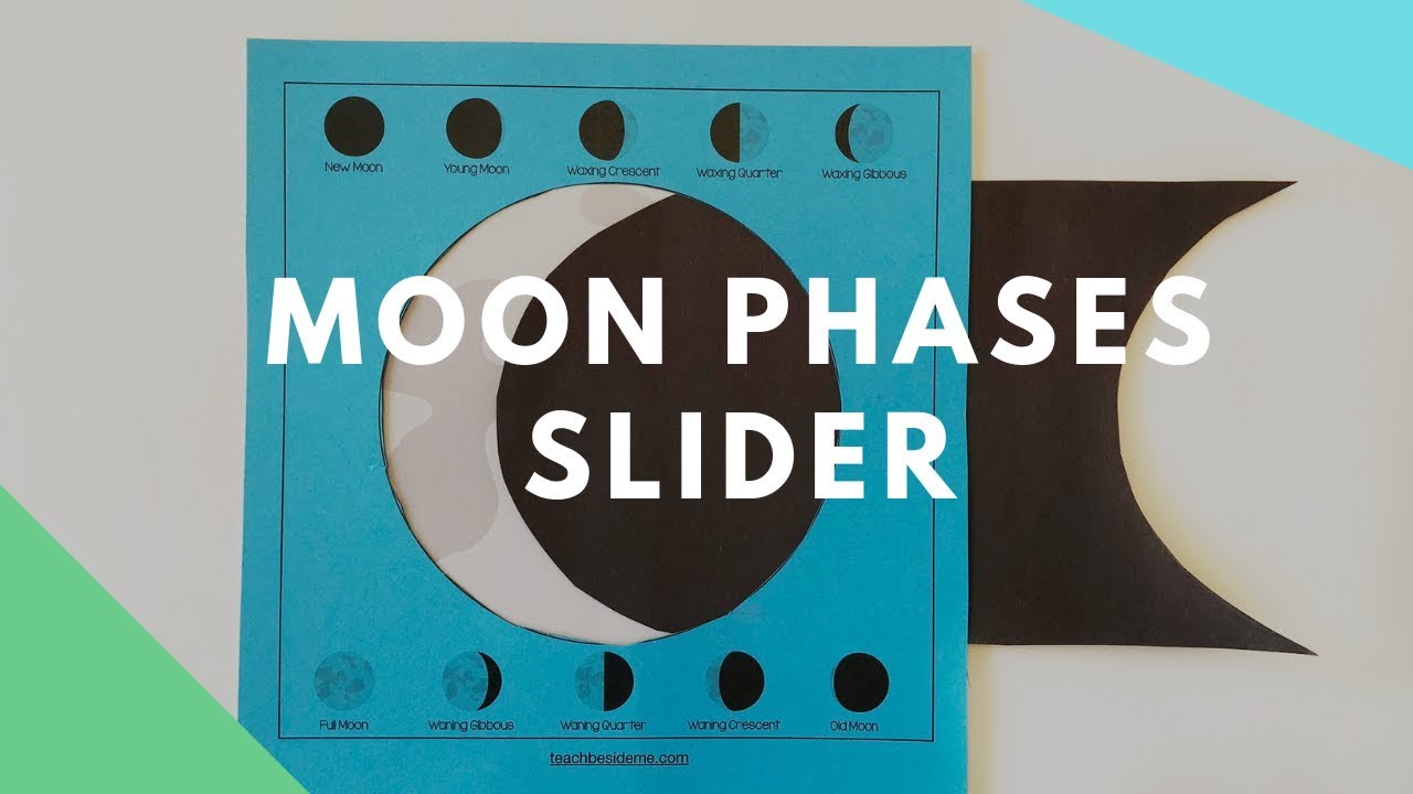 Moon Phases Slider | Fun Astronomy Activity for Kids