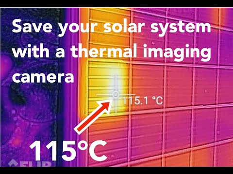 Thermal Imaging for Maintenance and Fault finding for solar PV systems