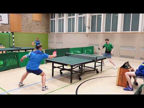 Sven Mackenberg (TTR 1984) vs Thorsten Hoffmann (TTR 1967), DJK Olympia Bottrop vs TSSV Bottrop