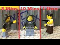 Lego Stop Motion 2 Min Vs 10 Min Vs 1 Hour Fight Scene CHALLENGE
