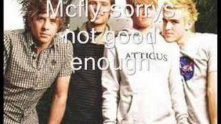 mcfly-sorrys not good enough