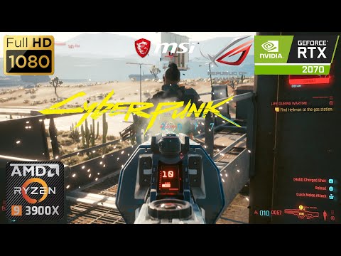 Cyberpunk 2077 : Gameplay | Find hellman at the gas station | Full HD | Ultra | Ryzen9 | RTX 2070