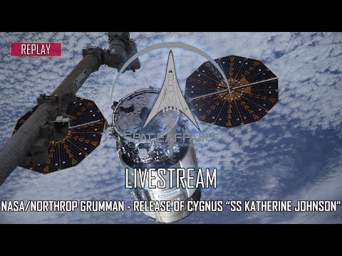 NASA/Northrop-Grumman - Release of Cygnus "SS Katherine Johnson" ISS - June 29, 2021