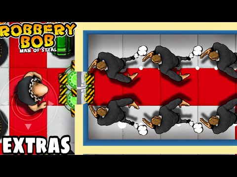 Robbery Bob : Extras - Biffen Costume Use Teleport Mine And Wind-up Toy Perfect Part 189