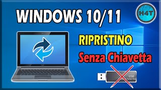 Restore Windows 10/11 to Factory Defaults WITHOUT a USB Flash Drive