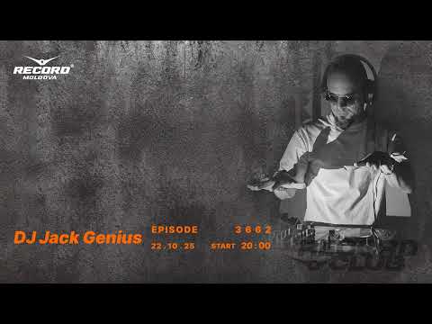 Tech House music mix | DJ JACK GENIUS | Radio RECORD Moldova|episode 3662| 2025-22-10