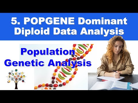 POPGENE Dominant Diploid Data Analysis using Population Genetic Data #SCIEXPO