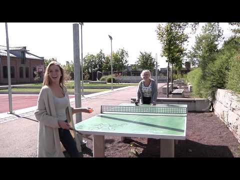 Norwegian girl amazing table tennis