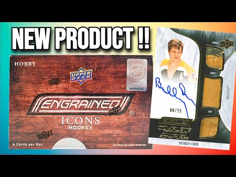 LEGENDS !! 2024-25 Upper Deck Engrained Icons Hockey Hobby Box Opening !!