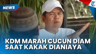 GEBRAK MEJA! Dedi Mulyadi Marah Tahu Cucun Diam Saja saat Kakaknya Dianiaya usai Curi Labu Siam