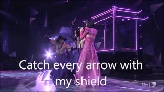 Dami Im - Gladiator (live on The X Factor Australia 2014) with lyrics [HD]