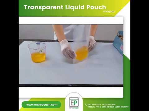Transparent Liquid Pouch (Hot Fillable)