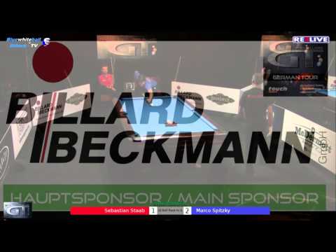 Sebastian Staab vs Marco Spitzky  - German Tour Finalrunden 2015/2016 powered by REELIVE