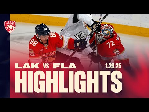 Panthers vs Kings Highlights | 1.29.25