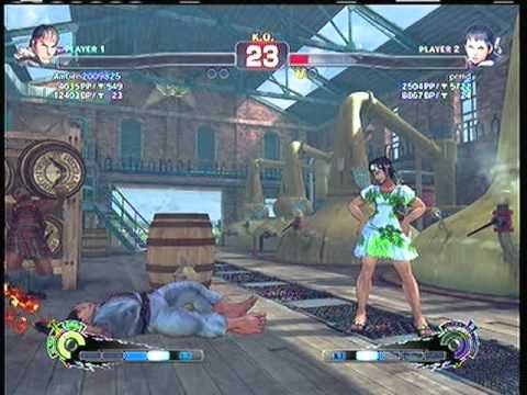 SSF4AE: Ryu (AirGen2009825)  vs. Sakura (prmd)  SD