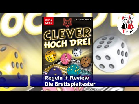 Clever hoch drei von Wolfgang Warsch - Regeln + Review - Brettspiel - Die Brettspieltester
