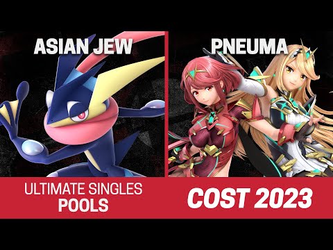 COST 2023 Singles Pools - Asian Jew (Greninja) vs Pneuma (Pyra/Mythra) - SSBU Tournament