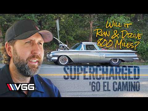 Will This Supercharged El Camino RUN AND DRIVE 800 Miles To Virginia And Back? DISASTER!