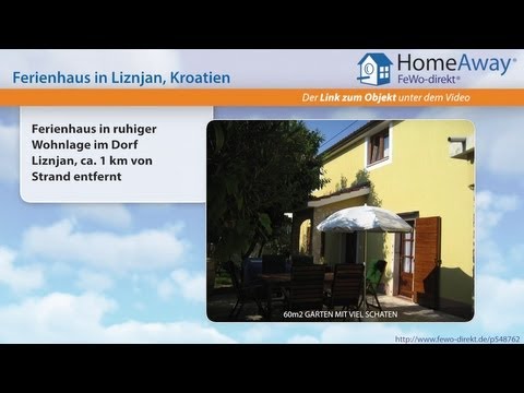 Istrien: Ferienhaus in ruhiger Wohnlage im Dorf Liznjan, ca. 1 km von Strand - FeWo-direkt.de Video
