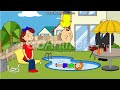 Caillou Jumps Too High Into The Pool Kills Rosie And Gets Grounded VICTOR LUIZ CHANNEL REUPLOAD