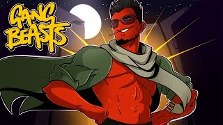 Gang Beasts! | THE HERO THIS CITY NEEDS! ( w/ H2O Delirious, Bryce, &amp; Ohmwrecker)