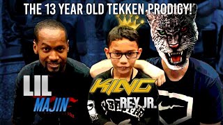 Lil Majin vs KingReyJr! The 13 Year Old Tekken Prodigy!