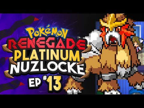 Pokemon Renegade Platinum Nuzlocke Part 13 HE HAS ENTEI! ( Pokemon Rom Hack )