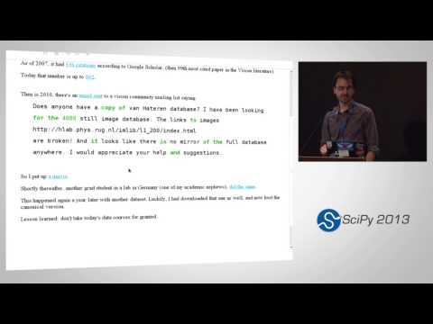 A Portrait of One Scientist as a Graduate Student SciPy 2013 Presentation