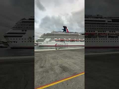 Thumbnail for The Carnival Splendor leaving Sydney Harbour #cruises