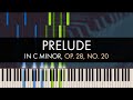 Prelude Op 28 No 20 by Frederic Chopin