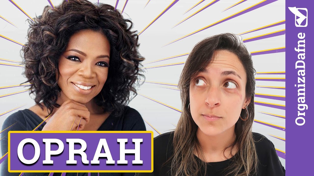 ✍️ 7 Dicas de PRODUTIVIDADE da OPRAH WINFREY | Organiza Dafne