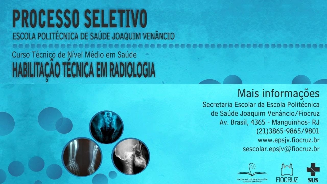Sorteio do Curso Técnico em Radiologia da EPSJV