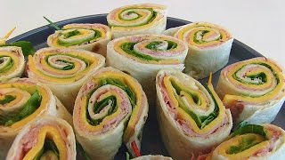 Betty's Ham and Cheese Tortilla Rollups