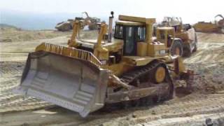 CAT 651B’s,657E’s,D10R’s,&D10T’s in action