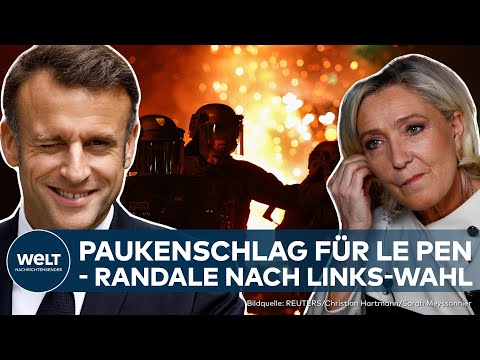 LINKS- STATT RECHTSRUCK: Stichwahl-Überraschung in Frankreich - Selbst Macron-Lager überholt Le Pen
