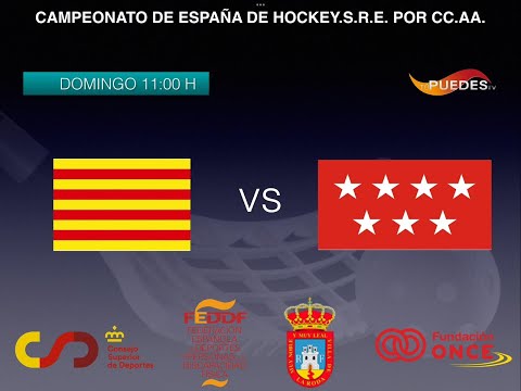 Campeonato de España de Hockey S.R.E. por Comunidades Autónomas 2022. CATALUÑA-MADRID.
