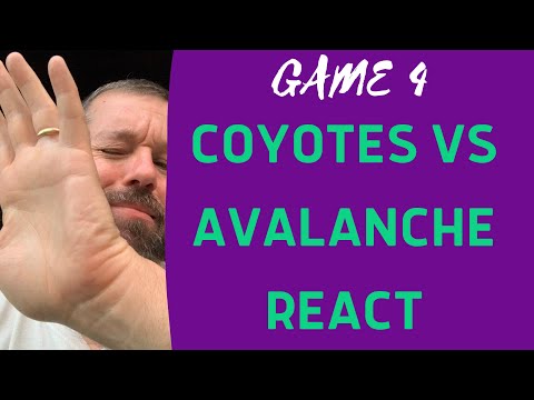 Coyotes vs Avalanche Game 4 React
