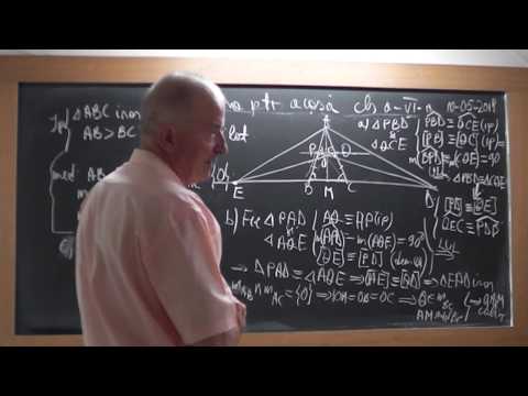 3/3 1727 Clasa 6 Triunghi Isoscel Echilateral Linii importante Cazuri de congruenta Drepte paralele