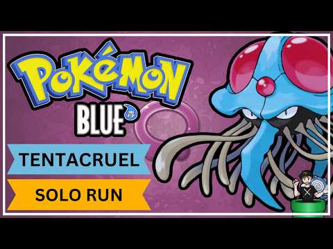 How Fast Can You Beat Pokemon Blue With ONLY Tentacruel? Poison Type Challenge Part 1