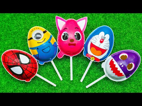 Some Lot's of BIG lollipops | Satisfying video yummy candies Shark Eggs