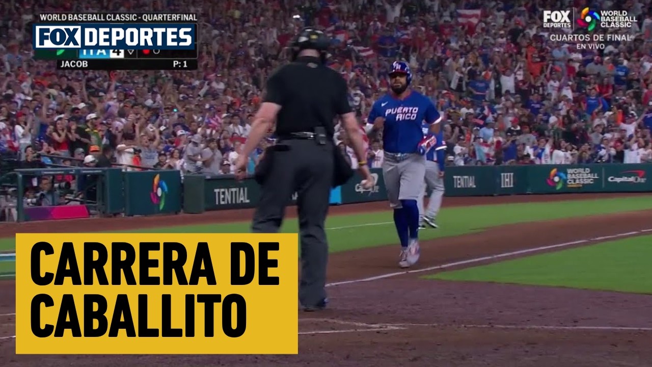 🤩🔥 CARRERA DE CABALLITO | Puerto Rico 2-4 Italia | World Baseball Classic 2026.