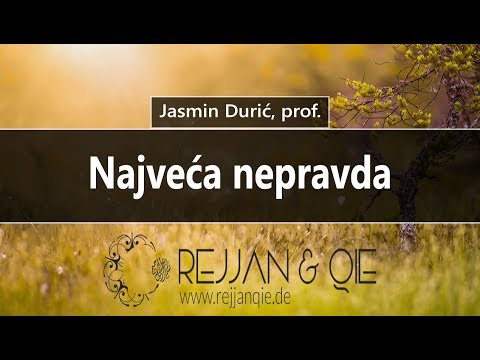 Najveća nepravda - Jasmin Durić, prof.