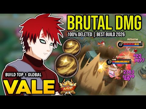 VALE BEST BUILD 2026 | BUILD TOP 1 GLOBAL VALE GAMEPLAY | MOBILE LEGENDS✓