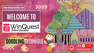 How to draw using the doodling technique | Step-by-step Guide | Drawing for Kids