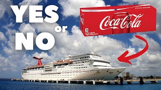 Can i Bring COCA COLA on a Cruise Ship?