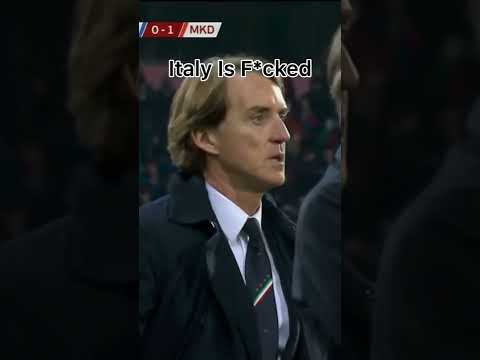 Italy 🇮🇹 Lose To Macedonia 🇲🇰