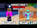 I Survived 100 Nights Of Hardcore Minecraft