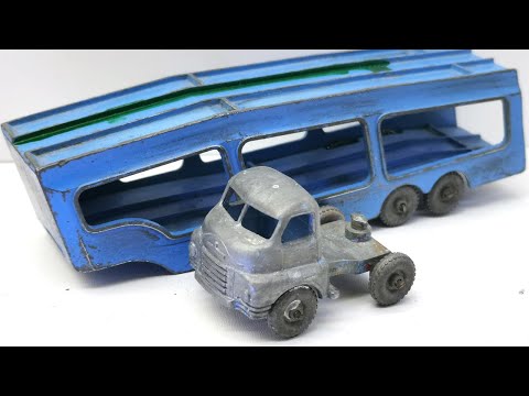 Restaurierung des Matchbox Autotransporter-Zubehörpakets Nr. 2. Druckgussmodell.