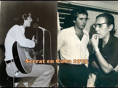 Joan Manuel Serrat en Cuba - Pequeña entrevista - Fotos portada Cubadebate y Juventud Rebelde 1975