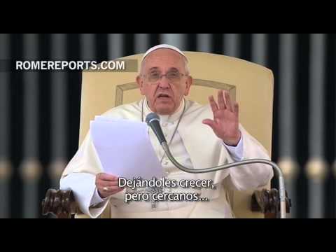 Francisco dedicó su catequesis a los papás